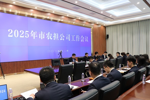 市農(nóng)擔(dān)公司召開2025年工作會議